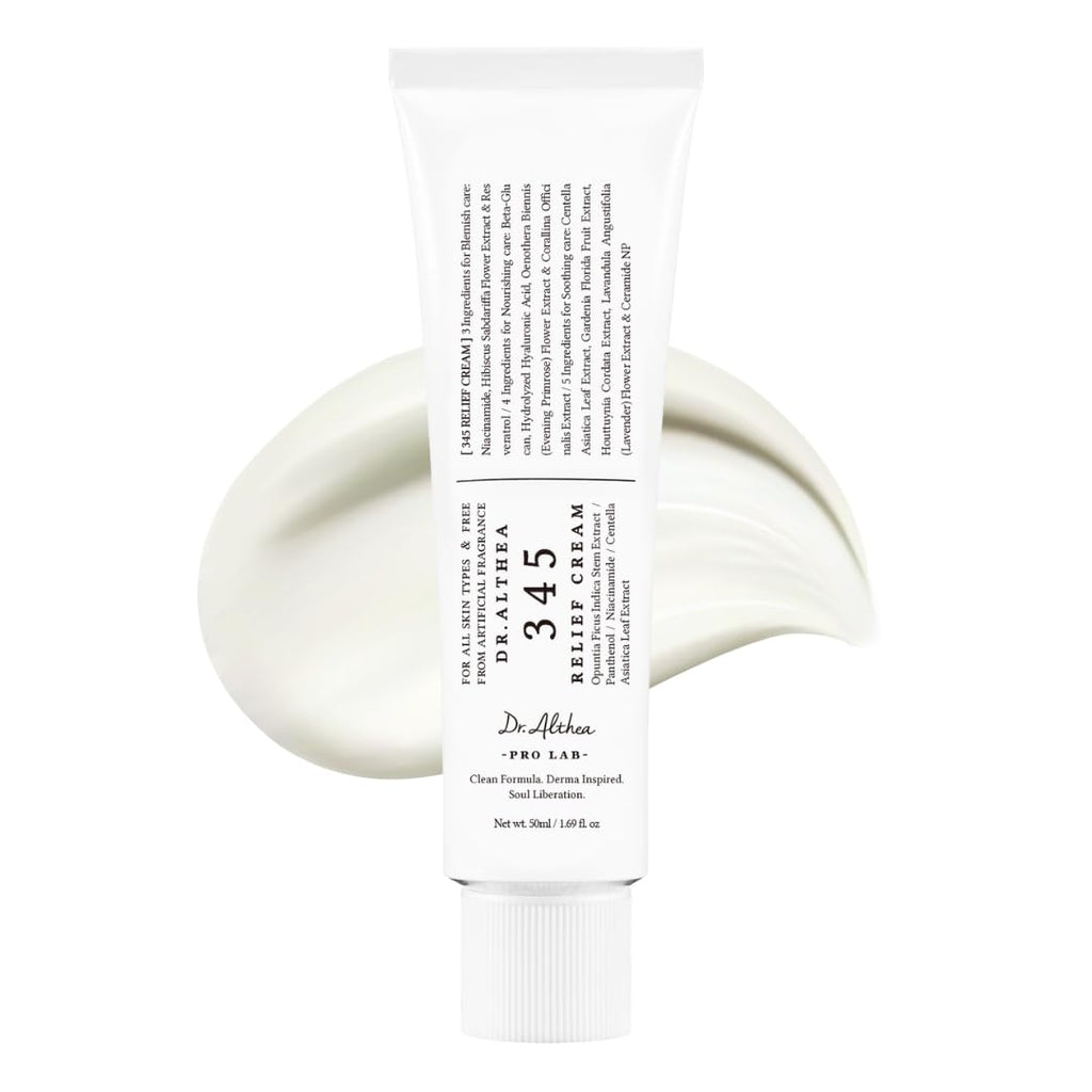 Dr. Althea 345 Relief Cream post-acne calming moisturizer