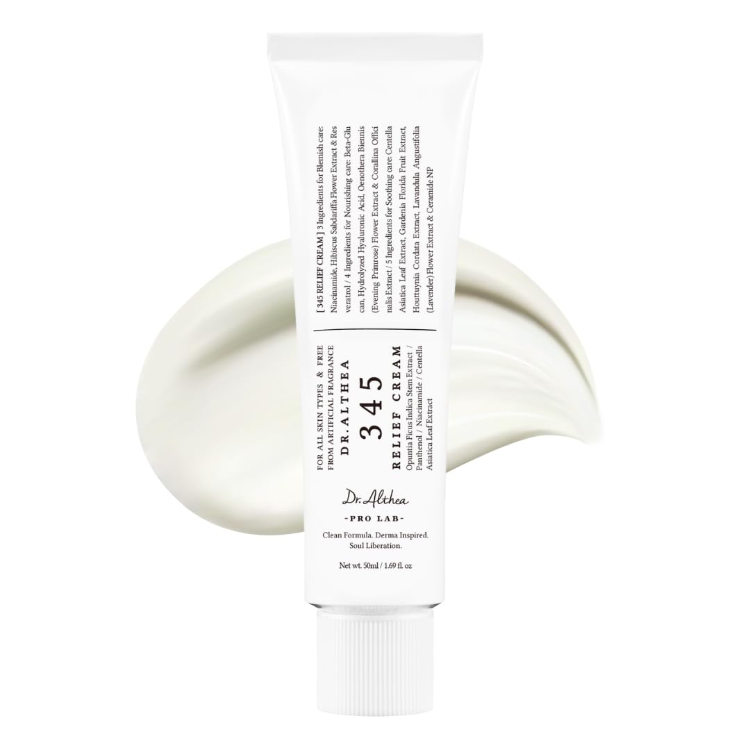 Dr. Althea 345 Relief Cream post-acne calming moisturizer