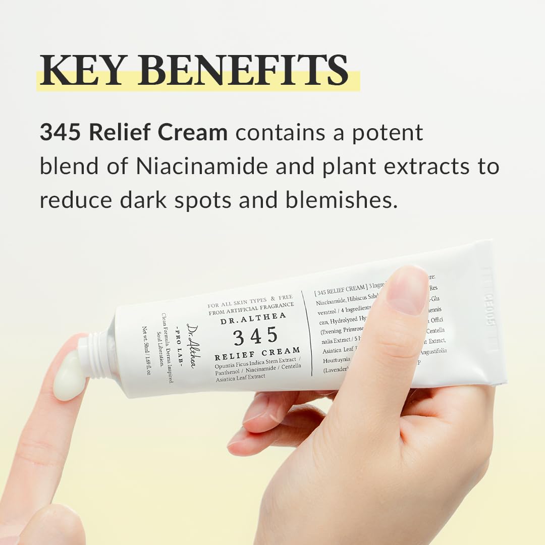 Dr. Althea Relief Cream niacinamide soothing formula
