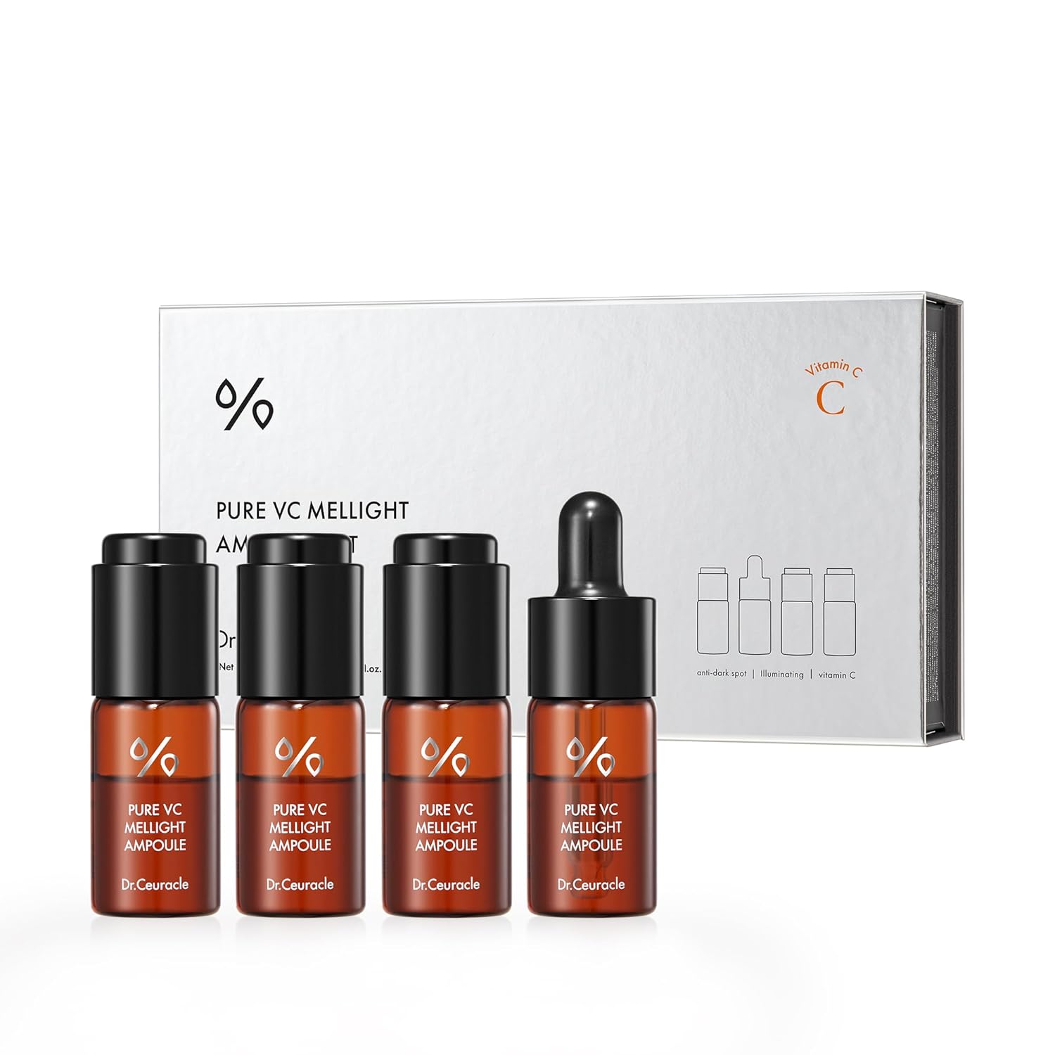 Dr. Ceuracle Pure VC Mellight Vitamin C Brightening Ampoule Set