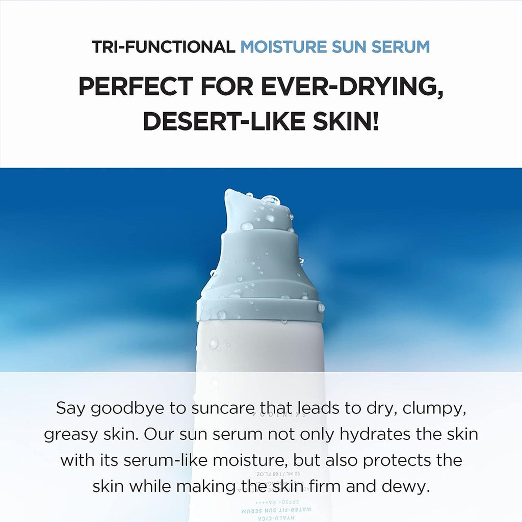 SKIN1004 Sun Serum SPF50 no white cast formula packaging