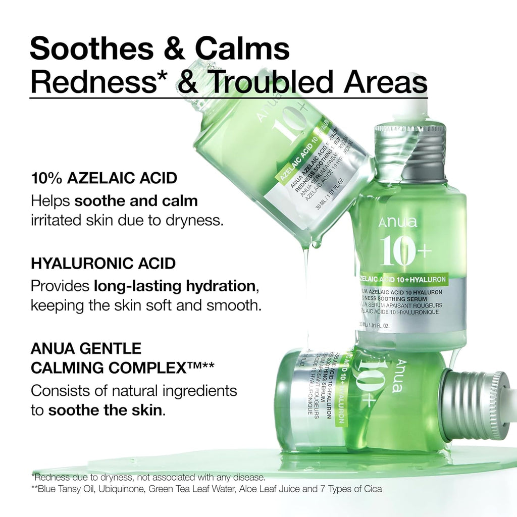 ANUA Redness Soothing Serum lightweight hydrating texture