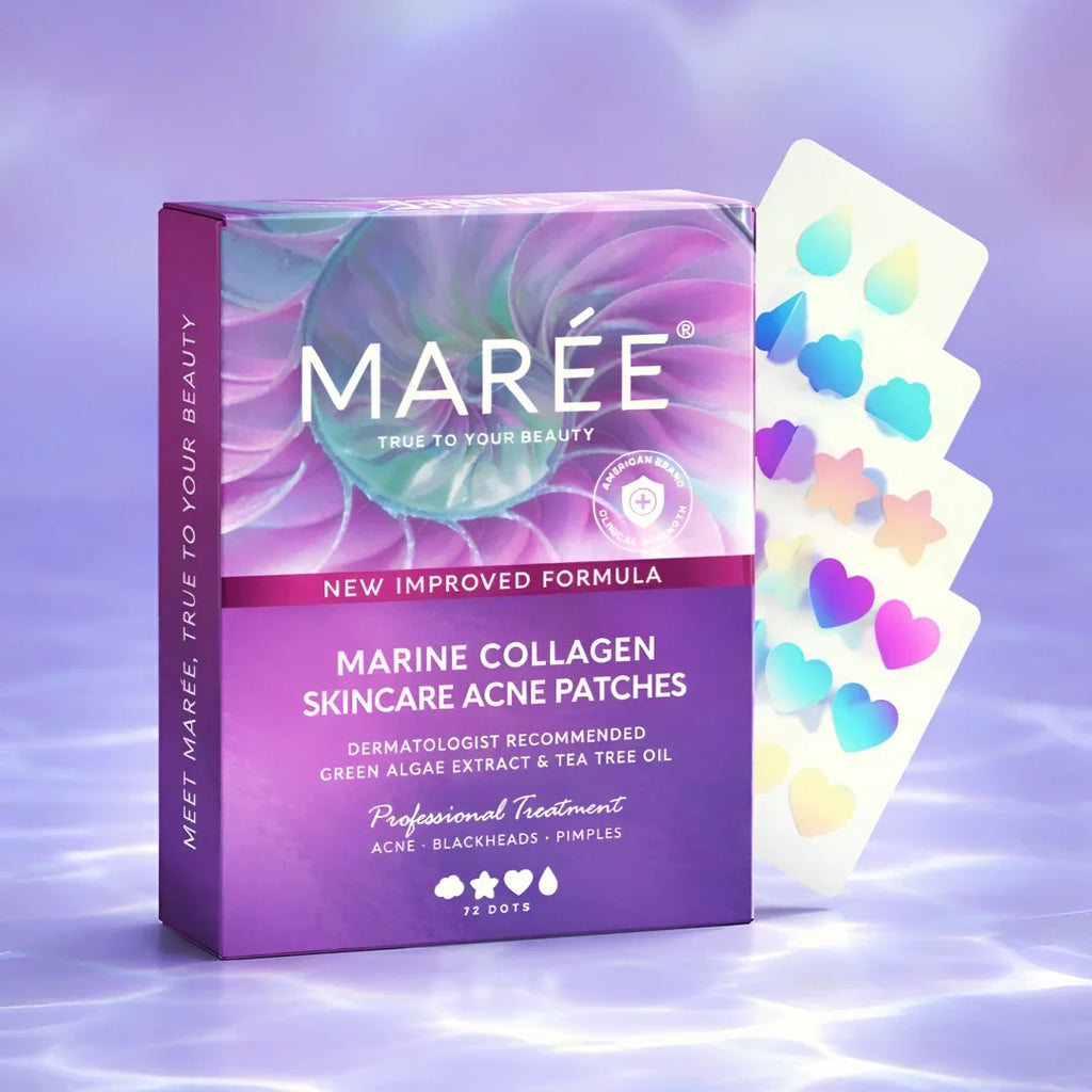 Maree Hydrocolloid Acne Patches with Tea Tree and Algae spot treatment