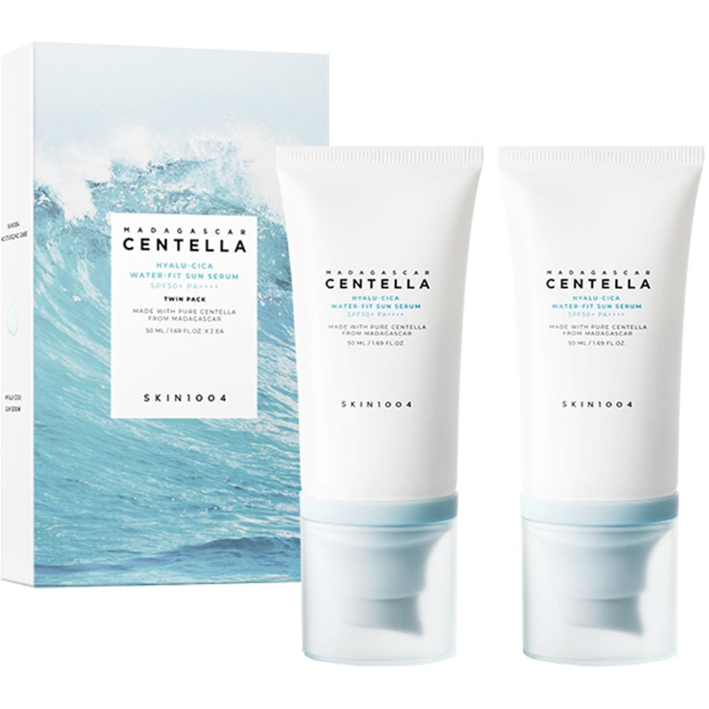 SKIN1004 Madagascar Centella Hyalu-Cica Water-Fit Sun Serum SPF50 2-pack